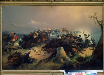1846 年 5 月 24 日のロシア騎兵隊のチェルケスによる攻撃 (5 月 24 日のロシア騎兵隊に対するチェルケスの攻撃