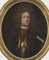 オットー・ヴィルヘルム・ケーニヒスマルク伯爵（1639-1688）の肖像、エーレンシュタール作、ダヴィッド・クロッカー（1629-1698）作。油彩・キャンバス寸法：76x62cmストックホルム国立博物館