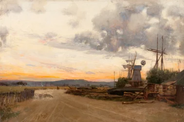 デューイイブ、c.1886-87（キャンバスに油彩）