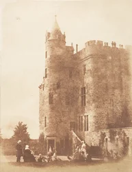ボナリータワー、1843-47。 作成者: David Octavius Hill、Robert Adamson、Hill & Adamson。