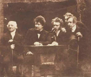 Cunningham, Begg, John Hamilton, Guthrie, 1843-47. 作成者: David Octavius Hill、Robert Adamson、Hill & Adamson。