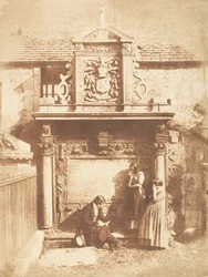 エジンバラ。 グレイフライアーズ チャーチヤード、1843-47。 作成者: David Octavius Hill、Robert Adamson、Hill & Adamson。