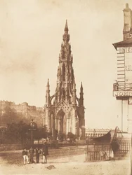 エディンバラ。 スコット記念碑、1843-47。 作成者: David Octavius Hill、Robert Adamson、Hill & Adamson。
