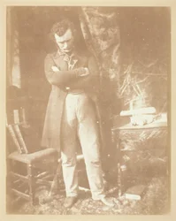 The Witness の副編集者である Robertson 氏。 184344. 作成者: David Octavius Hill、Robert Adamson、Hill & Adamson。