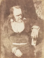 ジョン・ウィルソン教授、1843～47年。 作成者: David Octavius Hill、Robert Adamson、Hill & Adamson。