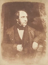 ジョージ・ルイス牧師、ダンディー、1843-47。 作成者: David Octavius Hill、Robert Adamson、Hill & Adamson。