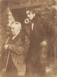 ミラー牧師とその息子 サミュエル・ミラー牧師、1843-47年。 作成者: David Octavius Hill、Robert Adamson、Hill & Adamson。