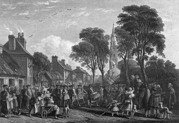 ターボルトン、セントジェームズロッジの行列、1846