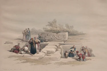 カナの噴水、1839年。