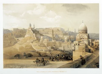 カイロのシタデル、「聖地」のメヘメット・アリの宮殿、ロンドン1849年。