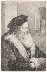 あごひげを生やした老人