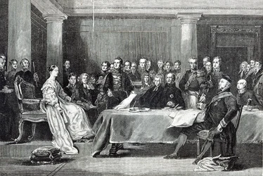 女王の最初の評議会、「レジャーアワー」から、1888