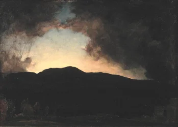 Afterglow, Menteith（油彩・キャンバス）