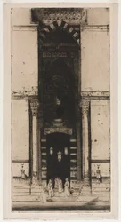 モスクの出入り口、カイロ