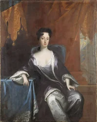 Edwige Sophie de Suede - Krafft, David, von (1655-1724)によるスウェーデン女王、ヘドヴィグ・ソフィア・オブ・ホルスタイン・ゴットープ公爵夫人(1681-1708)の肖像。油彩・キャンバス、1700年頃寸法：148x118cmストックホルム国立博物館