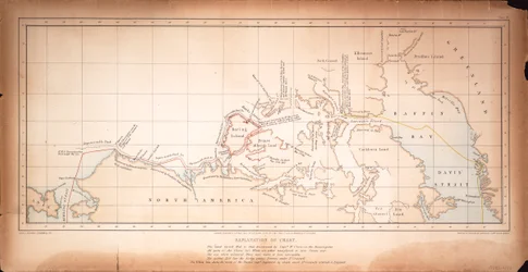 北西航路図