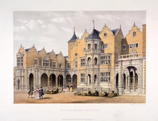 オランダの家、ケンジントン、ロンドン、c1850