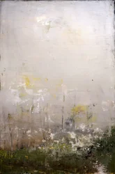 霧のかかった抽象的な風景