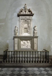 デシデリオ・ダ・セッティニャーノ（約1430-1464）による大理石の幕屋（聖餐式の祭壇、大理石の幕屋） 1461年 フィレンツェ、サン・ロレンツォ教会（セント・ローレンス教会） イタリア