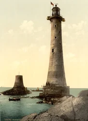 エディストーン灯台、プリマス、イギリス、c.1900