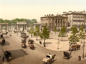 ハイドパークコーナー、ロンドン、1890〜1900年頃
