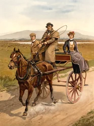 1890年頃のアイルランドの車