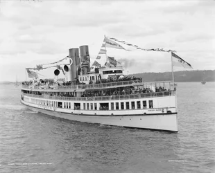 Sandy Hook Steamer Asbury Park、1909