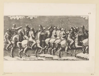 武装騎兵行列（中盤）