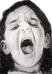 マヌエラ 1 (キッズシリーズ), 2008 (アクリル、紙)