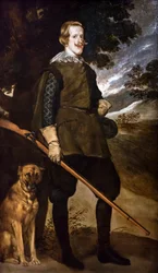 狩人としてのフィリップ4世の肖像 1635年頃 油彩・カンヴァス