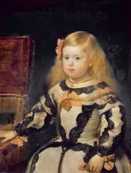 インファンタ・マリア・マルゲリータの肖像（1651-73）1654