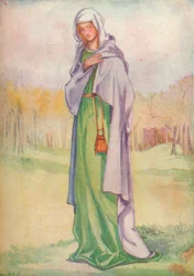 「ヘンリー 3 世の時代の女性」、1907 年