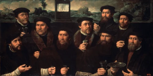 アムステルダム射撃協会の集合写真、1561 年。