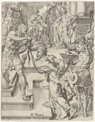 カヤパの前のキリスト キリストの生涯と受難による堕落と人類の贖い（シリーズタイトル）