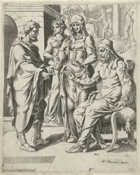 エリエゼルがラバンに目的を告げる アイザックの妻探し（シリーズタイトル）