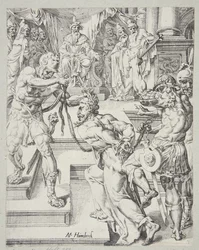 カヤパの前のキリスト