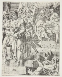 手を洗うピラト