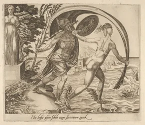 フォーチュンがフォーチュンに関する 6 つのことわざから背を向ける場合、盾は役に立たない。 1560年。