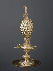 小包ギルトトリックドリンクカップ、c.1630