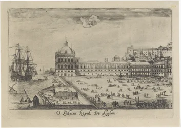 リスボンの王宮の眺め O Palacio Real de Lixboa (オブジェクトのタイトル) リスボンの景色 (連載タイトル)