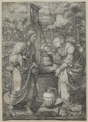 キリストとサマリアの女、1523年。