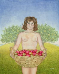 一日のリンゴ、三連祭壇画パート2