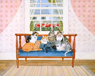 ビーダーマイヤー猫