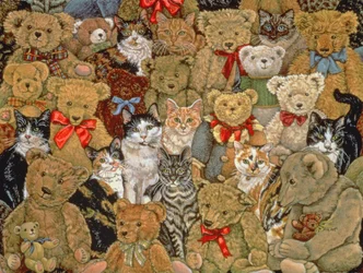 Tedcats、1997（パネルにアクリル）
