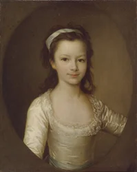 エカテリーナ伯爵夫人Artemyevna Vorontsova 1780-1836の子としての肖像、1780年代末