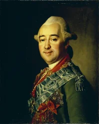 ミハイル・クレシェニコフ将軍の肖像1729-1793、1770年代