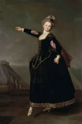 Natalia Semenovna Borshcheva 1758-1843、1776の肖像
