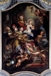 ジェノバの聖カタリナのエクスタシー（油彩・キャンバス、17世紀後半