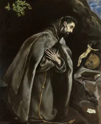 祈る聖フランシスコ、1585年頃。