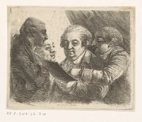 ナポリの書店、テレス家の 4 人の兄弟の肖像 Les quatres freres (オブジェクトのタイトル)